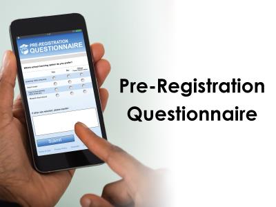 Pre- Registration Questionnaire 